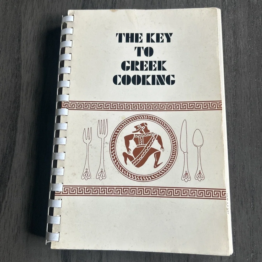 Vintage The Key To Greek Cooking Greek Orthodox Cathedral Of Atlanta 1974
